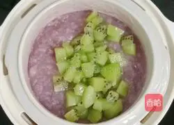 Purple Sweet Potato Fruit Porridge (Baby Complementary Food) Recipe Illustration 10