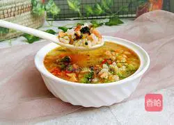 Illustration of how to make spicy broccoli porridge 19