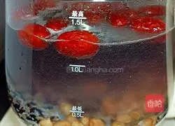 Illustration of three-color brown rice porridge 7