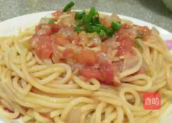 Illustration of how to make tomato pasta 6