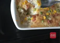 Cheese Baked Rice Recipe Illustration 5