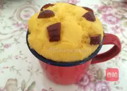 Illustration of how to make pumpkin hair cake 4