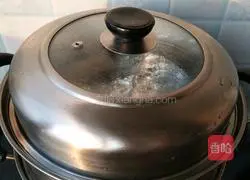 Illustration of how to make mung bean flour cake 6