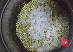 Illustration of how to make mung bean porridge 4