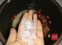 Illustration of how to make red bean and peanut oatmeal porridge 8