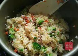 Illustration of sausage braised rice 13