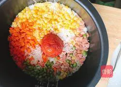 Illustration of how to make tomato braised rice 6