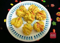 Illustration of how to make ham rolls 7