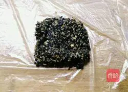 Illustration of how to make black sesame Lantern Festival 9