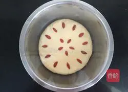 Illustration of how to make wolfberry corn cake 6