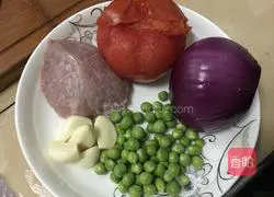 Illustration of how to make tomato meat sauce pasta 2