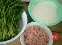 Illustration of how to make fennel meat box 1