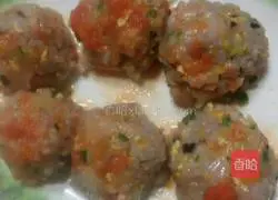 Illustration of how to make colorful rice balls 5