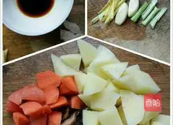 Illustration of how to make braised pork ribs with rice 2