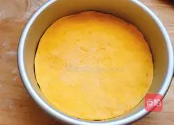 Illustration of how to make two-color hair cake 6