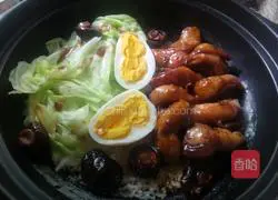 Chicken Whole Legs and Mushrooms Claypot Rice Recipe Illustration 17