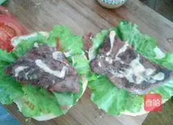 Illustration of how to make hamburger (Big Mac type) 8