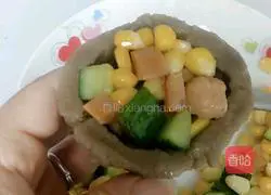 Illustration of how to make sweet potato noodles and steamed buns 5