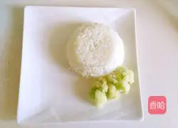 Illustration of how to make chicken leg rice bowl 8