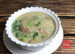 Illustration of how to make peanut millet porridge 8