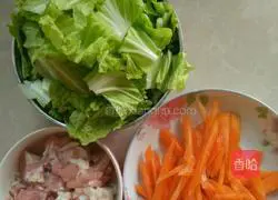 Illustration of chicken braised noodles 2