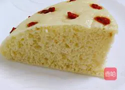 Illustration of how to make wolfberry corn cake 8