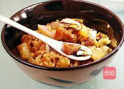 Illustration of how to make braised radish rice 7
