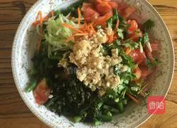 Illustration of how to make cold noodles 7