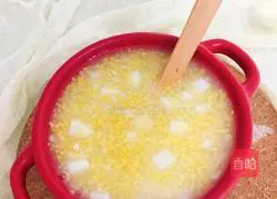 Illustration of how to make yam and corn stubble porridge 6