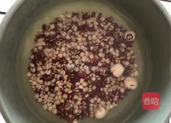 Barley red bean porridge recipe 1