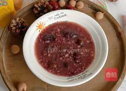 Illustration of how to make red dates, longan and Laba porridge 10