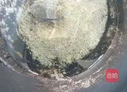 Illustration of how to make fried golden hair cake 4