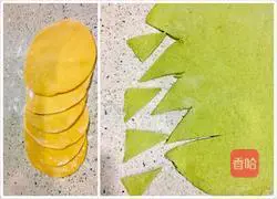 Illustration of how to make pumpkin rose rolls 5