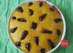 Illustration of how to make pumpkin hair cake 15