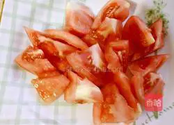 Illustration of how to make fried tomato and egg rice bowl 4