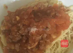Illustration of how to make spaghetti bolognese 7