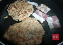 Illustration of homemade pork chop luxury burger 5