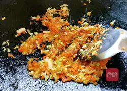 Illustration of how to make three fresh vegetable spring rolls 6