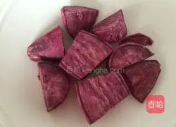 Purple sweet potato rose roll recipe 1