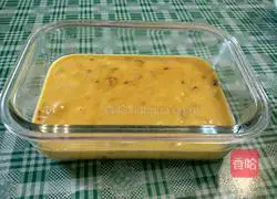 Illustration of making red date and egg cake 7