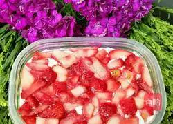 Strawberry Layer Box Cake Recipe Illustration 17