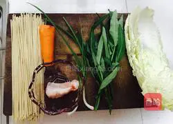 Illustration of homemade noodles 1