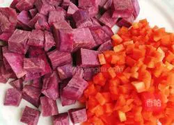 Purple sweet potato porridge recipe 2