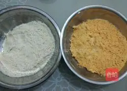 Illustration of how to make two-color pumpkin and jujube hair cake 5