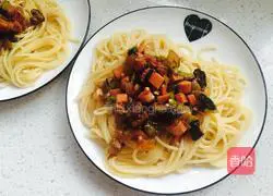 Homestyle Illustration of how to make pasta 9