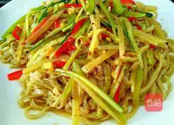 Three Silk Cold Noodles Recipe Illustration 5