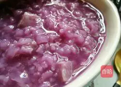 Illustration of how to make purple sweet potato porridge 8