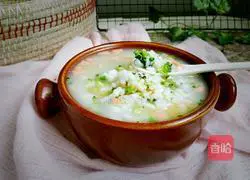 Illustration of how to nourish stomach porridge 10