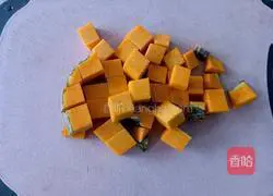 Recipe for healthy pumpkin oats and millet soup 2