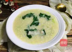 Pictures of how to make cabbage and lotus root porridge 10
